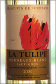 ワイン　La Tulipe Blanc