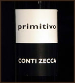 ワイン　CONTI ZECCA-PRIMITIVO　コンティ・ゼッカ　プリミティーヴォ